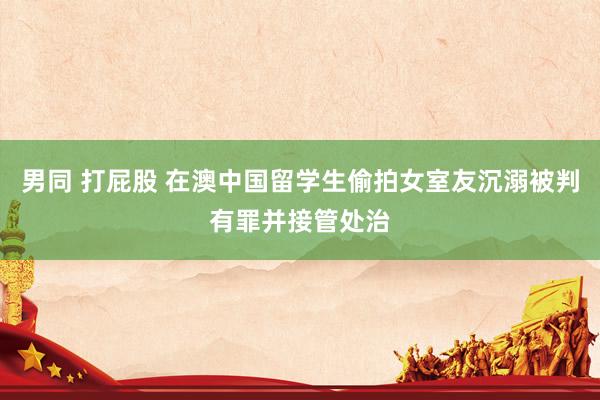男同 打屁股 在澳中国留学生偷拍女室友沉溺被判有罪并接管处治