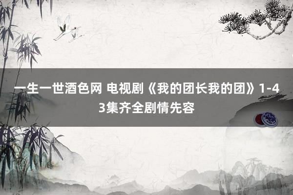 一生一世酒色网 电视剧《我的团长我的团》1-43集齐全剧情先容