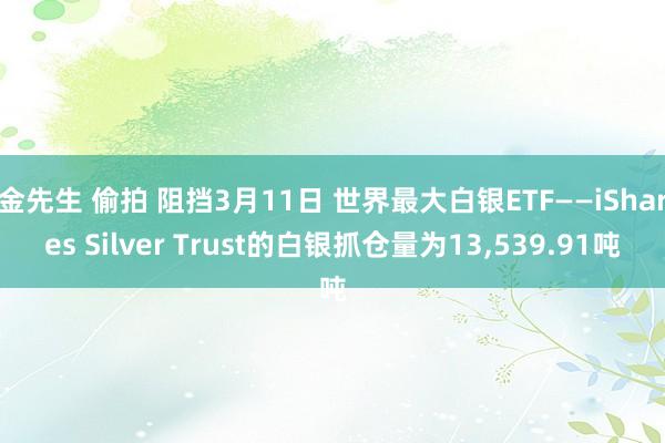 金先生 偷拍 阻挡3月11日 世界最大白银ETF——iShares Silver Trust的白银抓仓量为13,539.91吨